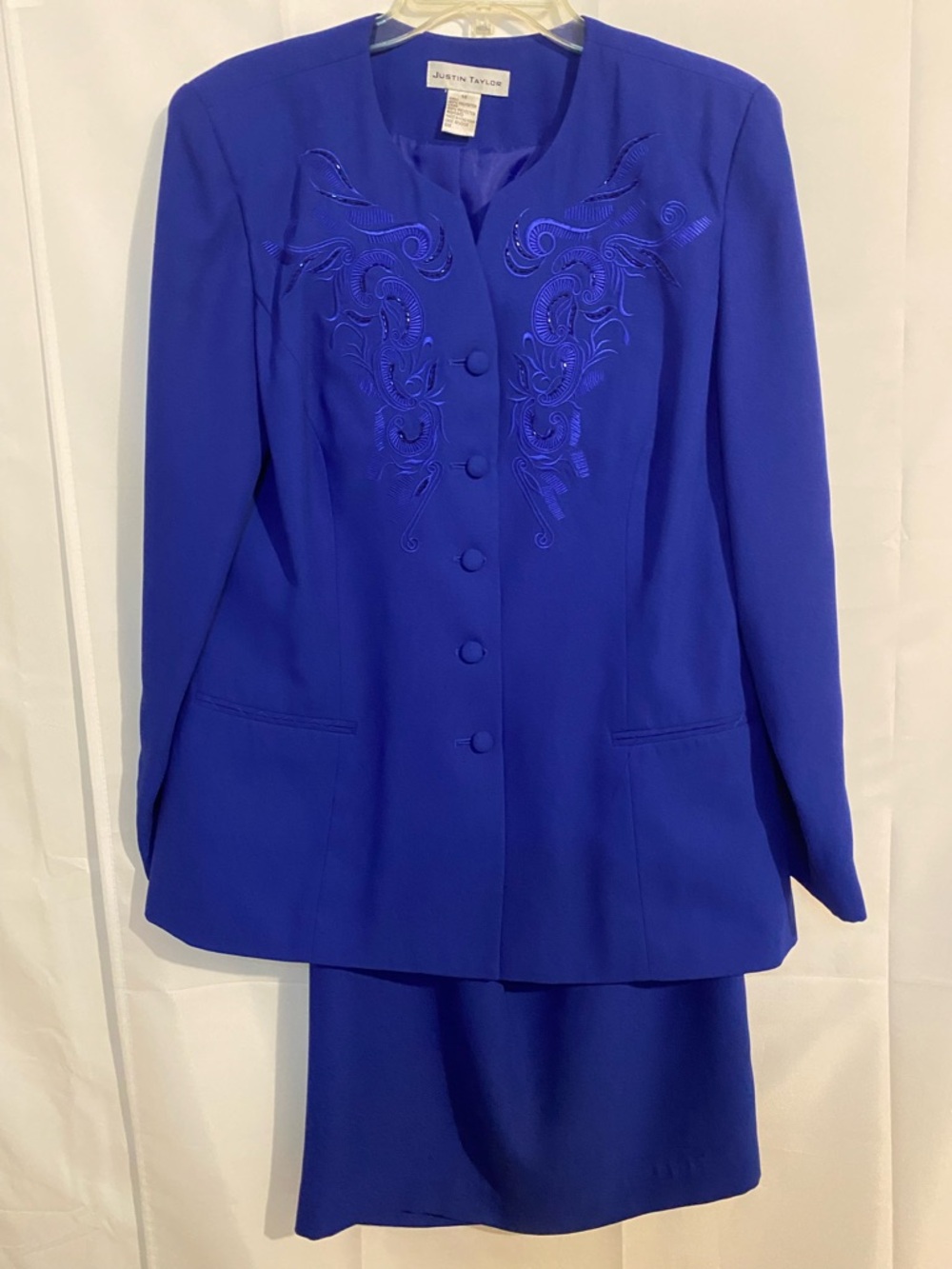 Just...Taylor Vibrant Cobalt Blue Dress
